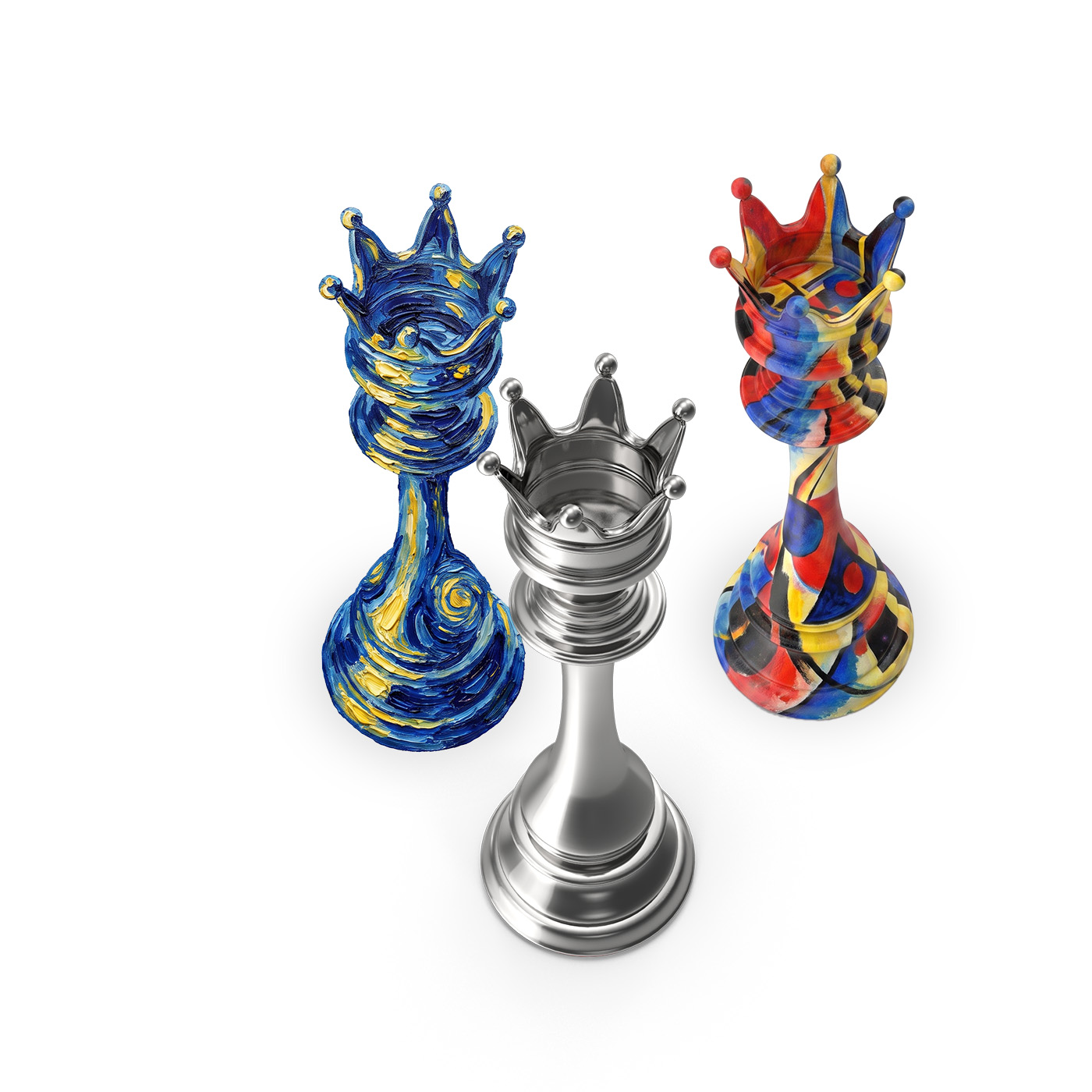 A chess queen piece, symbolic of The Contrast's strategy-led approach